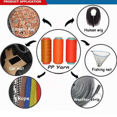 Twist CLJ Polypropylene BCF Yarn Alkali Proof Anti UV For Carpet Rug Bulk