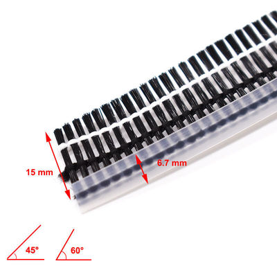 Multi Angle Tilt Screen Wool Pile Brush Seal for Durable Aluminum Doors and Windows Weather Stripping