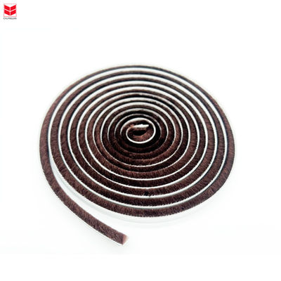 Anti Wind Self-Adhesive Pile Weather Strip Seals Brush Strip for Door Window and BLACK/GRAY/BROWN/WHITHE/OTHER Colors