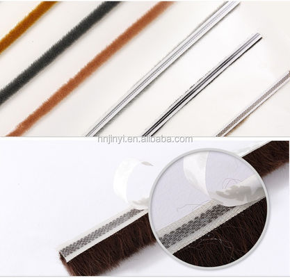 Sliding Window Pile Weather Strip in BLACK/GRAY/BROWN/WHITHE/OTHER Colors for Improved Energy Efficiency