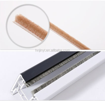 Sliding Window Pile Weather Strip in BLACK/GRAY/BROWN/WHITHE/OTHER Colors for Improved Energy Efficiency