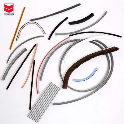 Apartment CLJ Hair Brush Weather Stripping For Window Under Door Jamb Outdoor Automotive Seal Strip BLACK