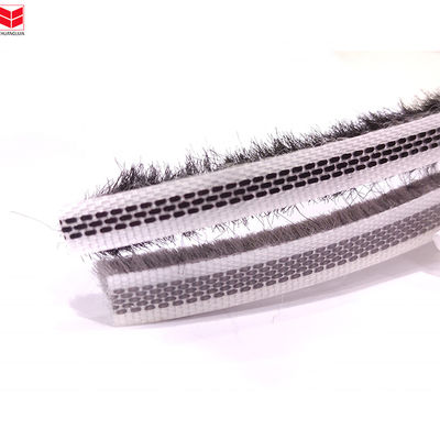 Auminium door and windows Silicone Base No Shedding Aluminum Sliding Door Window Weather Strip Brush Seal for 50000 Meters