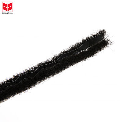 PP Fin Aluminium Windows and Doors Weather Strip Brush Seal for Apartment Pile Height 3-25mm /width 3-50mm