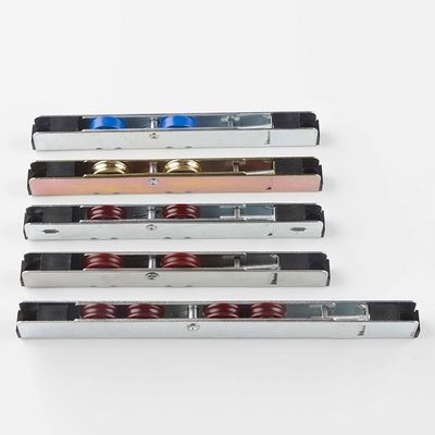 UPVC Sliding Door Window Roller Double Wheels Modern Stainless Steel For Smooth Sliding