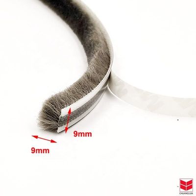 Apartment Mohair Weather Strip Brush Strip Customizable Colors Lightweight