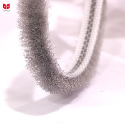 CLJ Wool Pile Sealing Non-Silicone Weather Strip Puffy Fur For Auminium Door And Windows