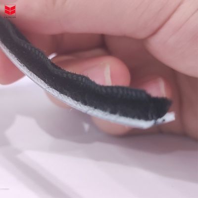 Aluminum Door And Window Wool Pile Weather Strip With Non-Woven Fin Noise Resistance