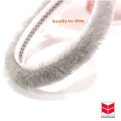 Waterproof Pp Weather Bar Door Wool Pile Weather Strip Modern Design Style