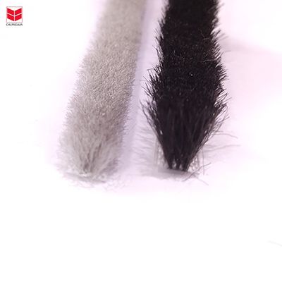 Waterproof Pp Weather Bar Door Wool Pile Weather Strip Modern Design Style