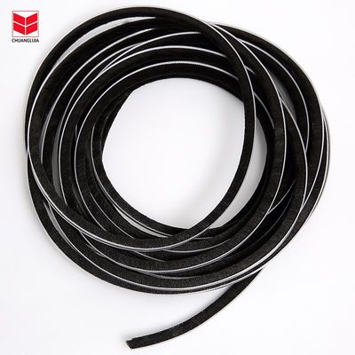 Waterproof Silicone Wool Pile Weather Strips Sealing Strip for Doors and Windows Function