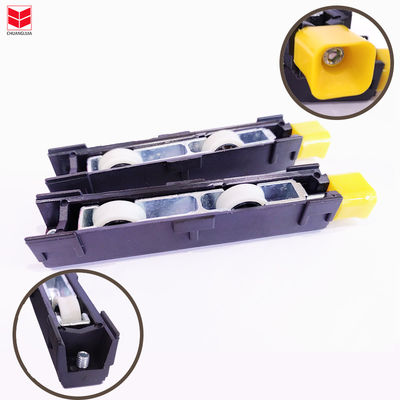 Custom Aluminium Door Accessories Sliding Door And Window Roller With Black Frame