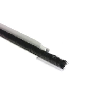 CLJ Aluminum Sliding Window Weather Strip Silicone Wool Pile Seal Strip For Glass Door Pile Height 3-25mm / Width 3-50mm