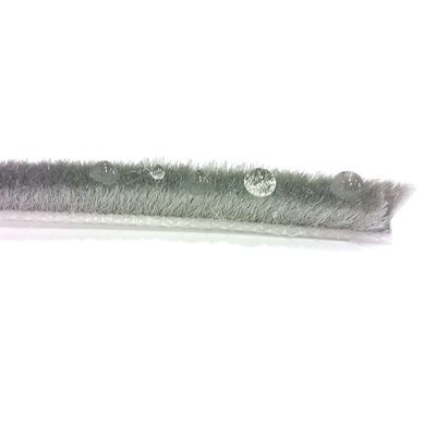 CLJ Aluminum Sliding Window Weather Strip Silicone Wool Pile Seal Strip For Glass Door Pile Height 3-25mm / Width 3-50mm