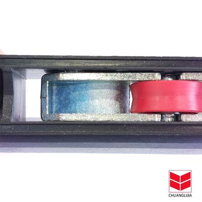 Zinc Alloy Sliding Door And Window Roller Custom with Black Frame