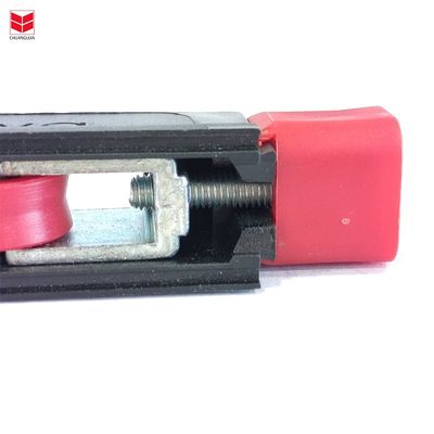 Zinc Alloy Sliding Door And Window Roller Custom with Black Frame
