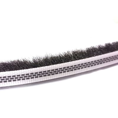 Modern Design Style CLJ Finned Wind-proof Dust-proof Mohair Brush with Plastic Weatherstripping and 3-25mm Pile Height