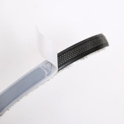 Sliding Window Weather Stripping Brush Seal with Hot Melt Glue Tape and Soundproof Function