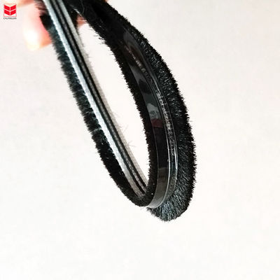 3-50mm Width Fin Wool Pile Window Woven Seal Strip Brush Pile Weather Strip with 3-25mm Pile Height and Modern Design