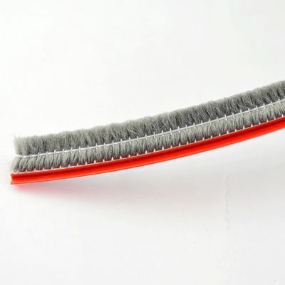 BLACK/GRAY/BROWN/WHITHE/OTHER Aluminum Sliding Door Window Pile Weather Strip Window Brush Pile for Apartment Customized
