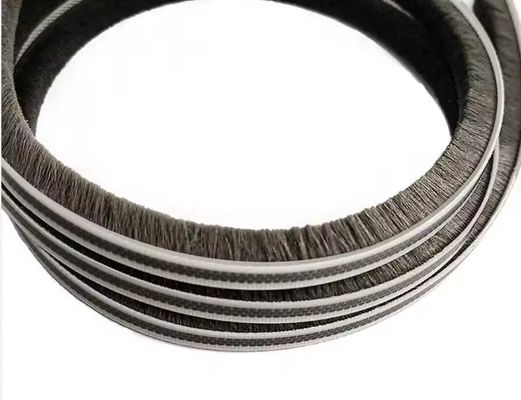 High Stability Home Door Window Frame Sealing Brush Strip Soft Fluffy Pile Weather Strip Made of 100%PP Material