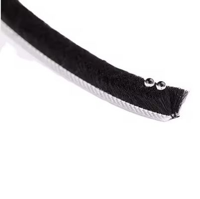 Customized Brush Weatherstripping Weather Strip in BLACK/GRAY/BROWN/WHITHE/OTHER Colors for OEM Customized Production