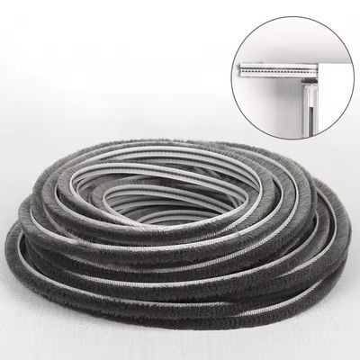 Modern Design Style Sliding Windows Doors Frame Side Pile Self Adhesive Draft Weather strip Seal Strip Sealer Weather Stripping Brush