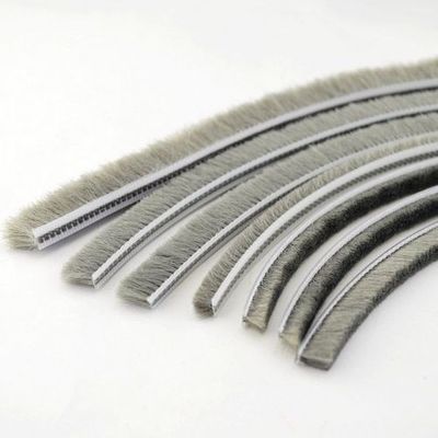 3-25mm Wool Pile Strip for Weatherproofing and Soundproofing Aluminum Windows in BLACK/GRAY/BROWN/WHITHE/OTHER Colors