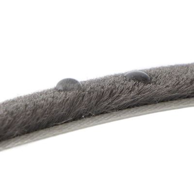 Waterproof Dustproof Extrusive Backing Pile Weather Strip for Window and Door Pile Height 3-25mm Width 3-50mm