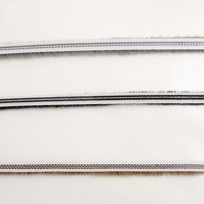 Customized Applications Wool Pile Weather Strip with 3-25mm Pile Height