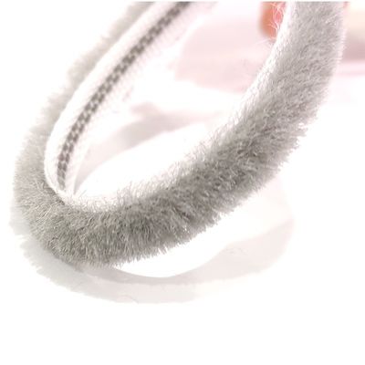 Waterproof Pile Weather Sealing Strips for Apartments Pile Height 3-25mm Width 3-50mm