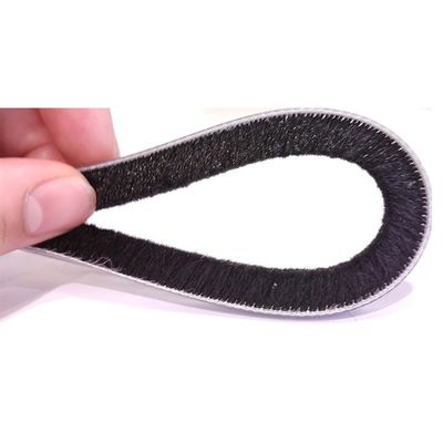 Waterproof Pile Weather Sealing Strips for Apartments Pile Height 3-25mm Width 3-50mm