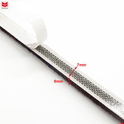 Windproof Pile Weather Strip for Door and Window Gap Self Adhesive Silicone 3-25mm Pile Height 3-50mm Width Apposite