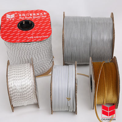 Windproof Pile Weather Strip for Door and Window Gap Self Adhesive Silicone 3-25mm Pile Height 3-50mm Width Apposite