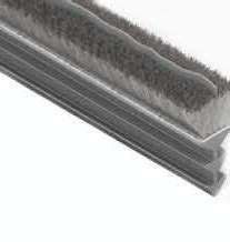 ISO9001 2008 Certified Brown Brush Seal Door Window Seal Strips in BLACK/GRAY/BROWN/WHITHE/OTHER Colors for Performance