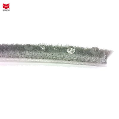 7*8 3p2l Wool Pile Weather Strip With Plastic Fin For Door And Window Seal BLACK/GRAY/BROWN/WHITHE/OTHER Durable 100%PP