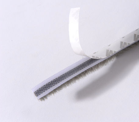 Self Adhesive Wool Pile Weather Strip for Sliding Door Window Windproof and Dustproof ISO9001 2008 Certified Customizable
