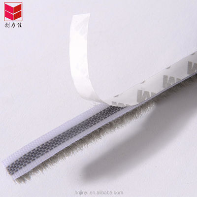 Modern Design Apartment Aluminum Self-adhesive Door And Window Wool Pile Weather Strip For Weather Protection