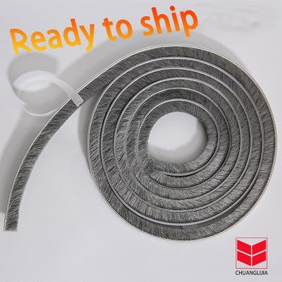Modern Design Style Door and Window Wool Pile Weather Strip Sound Insulation Silicone Brush Seal Strip with ISO9001 2008