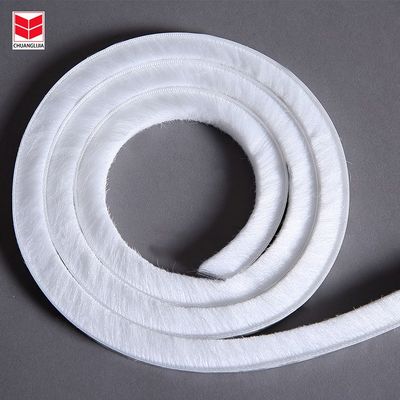 Wood Window Wool Pile Weather Strip with 3-50mm Width and 3-25mm Pile Height in BLACK/GRAY/BROWN/WHITHE/OTHER Colors
