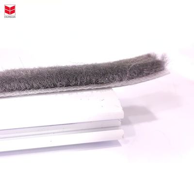 Adhesive Anti-wind Weather Strip Door Draft Stopper Door Sweep Door Bottom Seal Strip with 100%PP Pile