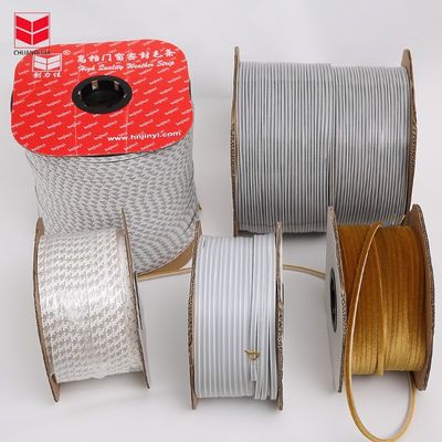 ISO9001 2008 Certified Brush Strip Sliding Door And Window Wool Pile Weather Strip For Wood Window With Pile Height 3-25mm