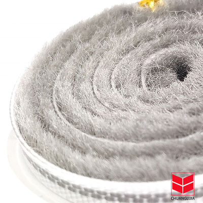 ISO9001 2008 Certified Brush Strip Sliding Door And Window Wool Pile Weather Strip For Wood Window With Pile Height 3-25mm
