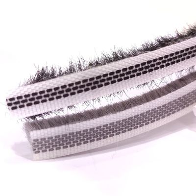 ISO9001 2008 Certified Brush Strip Sliding Door And Window Wool Pile Weather Strip For Wood Window With Pile Height 3-25mm