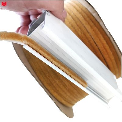 Professional Door and Window Sealing Brush Rubber Weather Strip with Self Adhesive