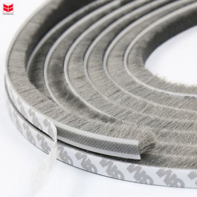 100% Pp Material Wool Pile Weather Strip with Modern Design Style and ISO9001 2008 Certificate from in Black Grey Colours