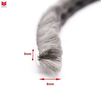 100% Pp Material Wool Pile Weather Strip with Modern Design Style and ISO9001 2008 Certificate from in Black Grey Colours