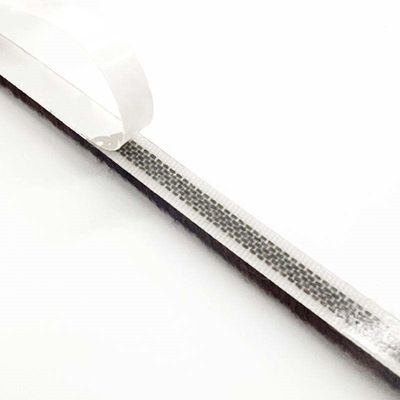3-25mm Pile Height Gray Black Custom Wool Pile Door And Window Weather Strip Self with and ISO9001 2008 Certification