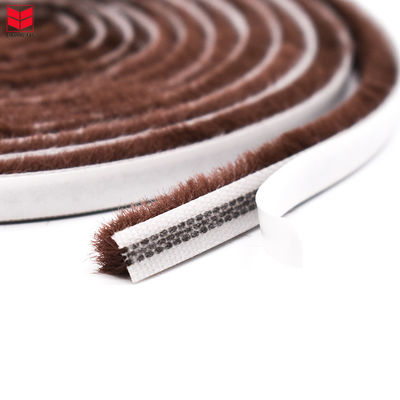 100%PP Material Anti-dusty Doors And Windows Seal Weather Strip ISO9001 2008 Certified Self-adhesive