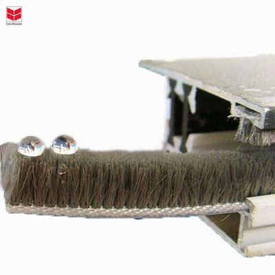 6.8*5/6/7/8 Brush Pile Seal Strip For Door And Window Modern Design Pile Height 3-25mm Width 3-50mm